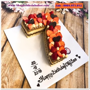 Bánh Sinh Nhật Chữ Cái & Số - RP21
